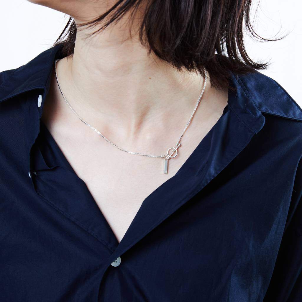 Venetian Link Necklace #SILVER [XON039-60]