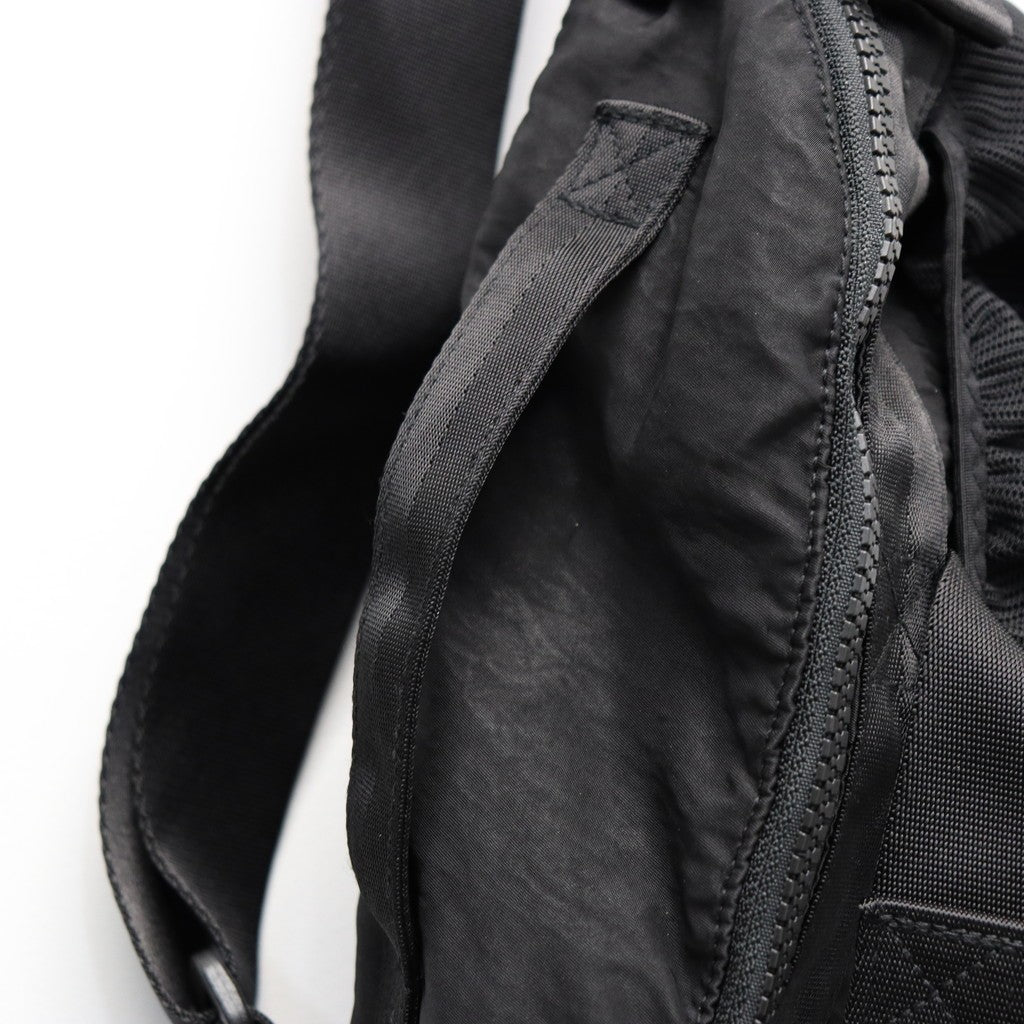NYLON B LENS WAISTBAG #BLACK 999 [20CMAC043A-005269G]