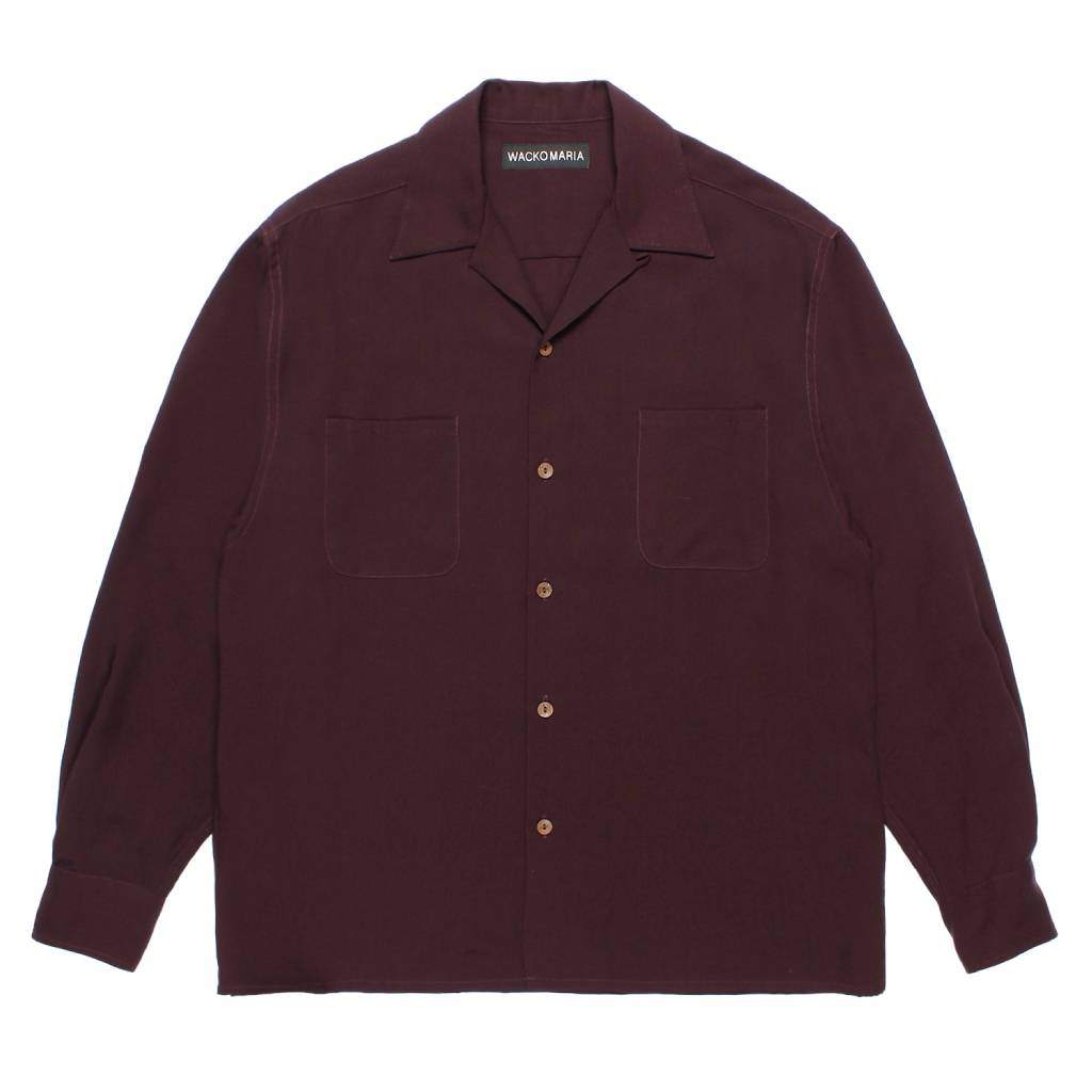 50'S SHIRT L/S ( TYPE-1 ) #BURGUNDY [26FW-WMS-OC03]