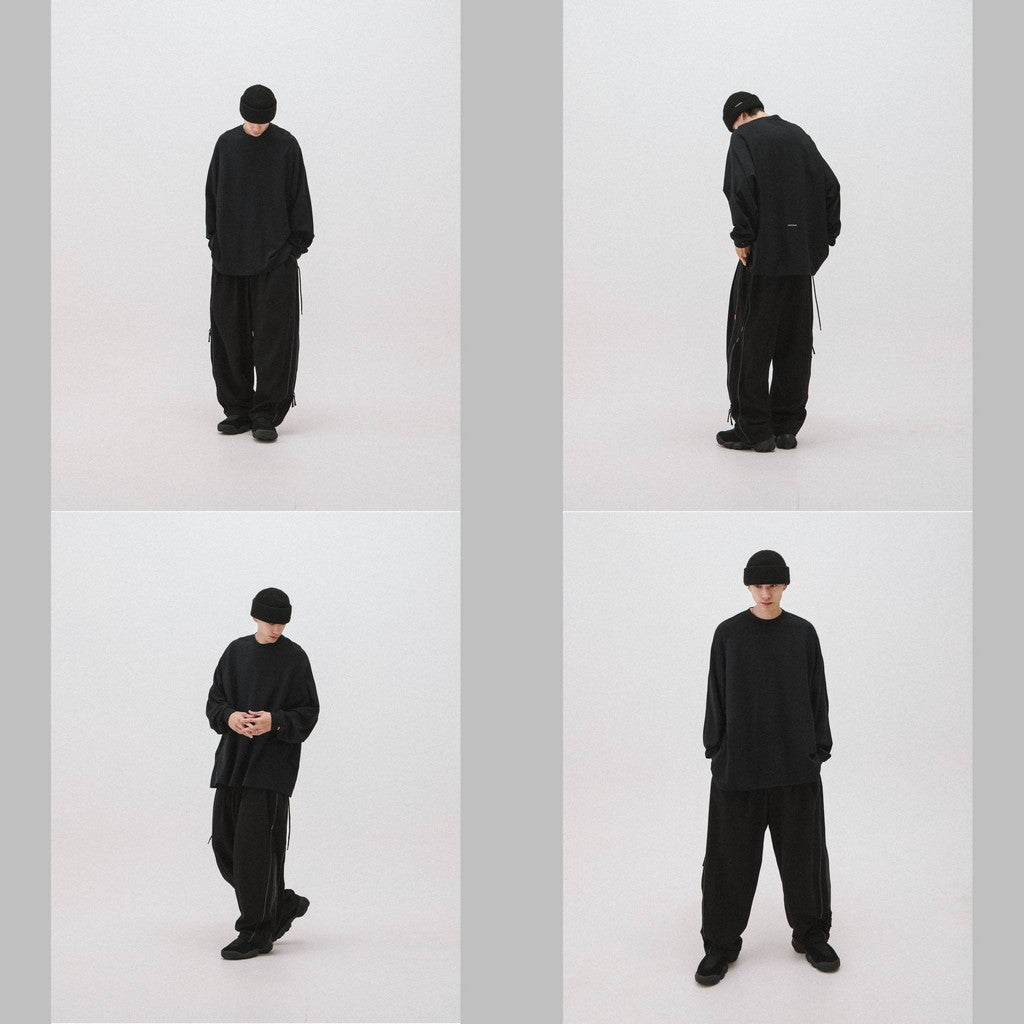 "X_Model-03" Just A Normal L/S Tee #BLACK [GOOPI-24AW-NOV-01]