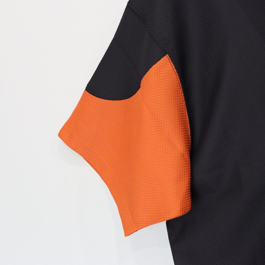 COLLEGE DOBBY S/S T-SHIRT #Black [SU25-T01]