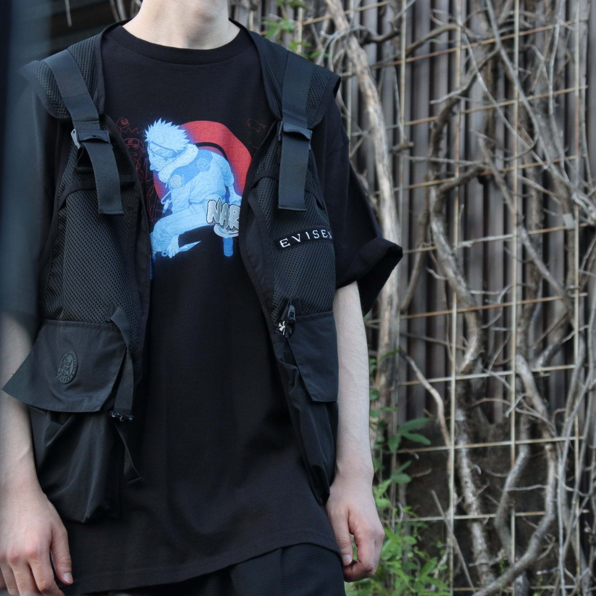 NARUTO | 「NARUTO」 S/S TEE #BLACK [25SS-FSxNARUTO-05 / FS1694]