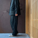 TECH LOOSE 2B JACKET FLANNEL & TECH EASY TROUSERS FLANNEL #D.OLIVE [BJ-32026W / BP-39026W]