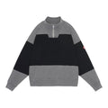 OVERDYE STRIPE HALF ZIP #GREY [CES28CS19]