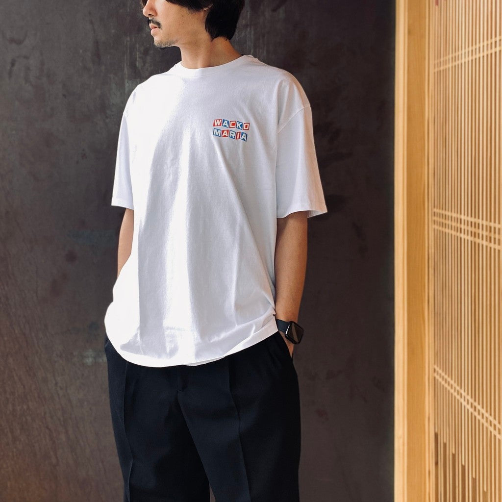 WASHED HEAVY WEIGHT CREW NECK T-SHIRT ( TYPE-10 ) #WHITE [26SS-WMT