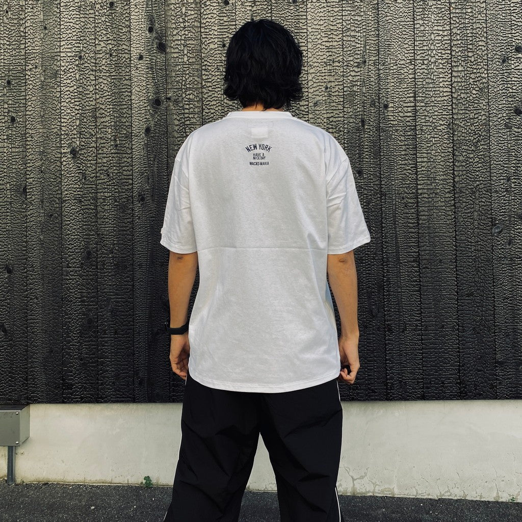 MLB | NY | CREW NECK T-SHIRT ( TYPE-1 ) #WHITE [MLB-WM-TEE01]