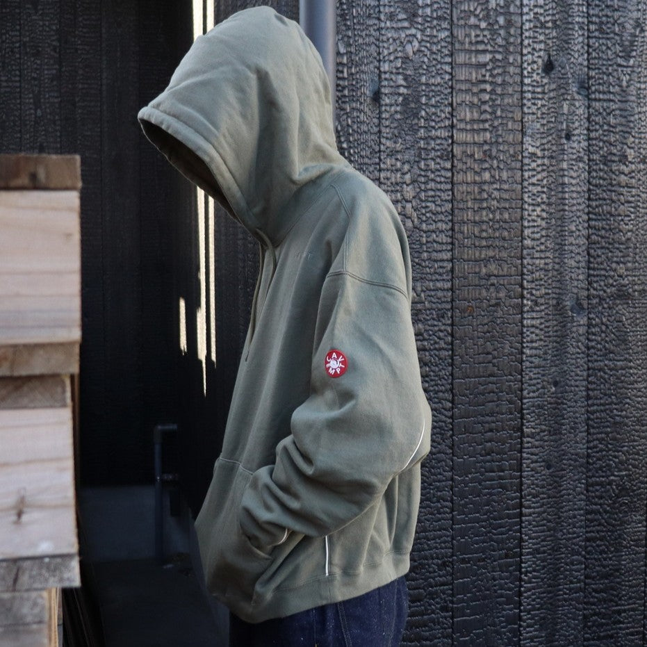 SOLID LOOSE HOODY #GREEN [CES28CS13]
