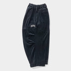 VELOUR BALLOON PANTS #BLACK [FW24-B07]