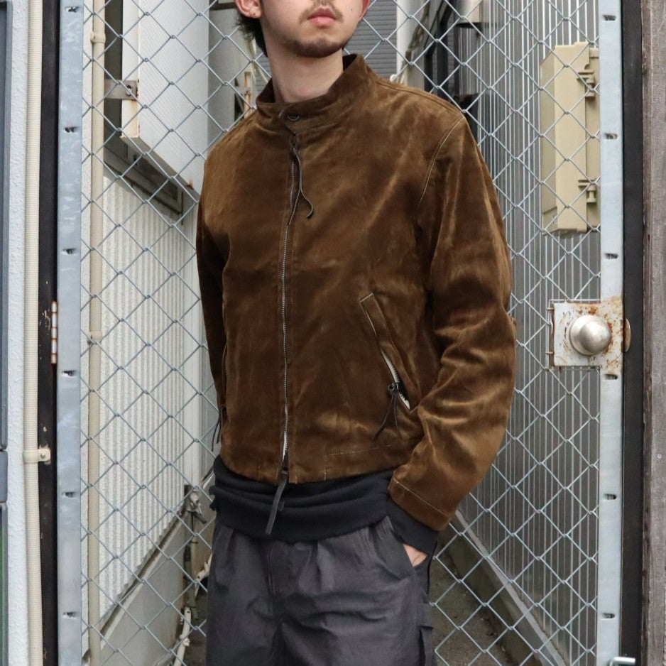 Racing Jacket (VELVET DENIM) #MOSS [M-P4-LO2]