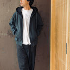 TECH SWEAT DOUBLE FACE PARKA #INK BLACK [BE-54026W]