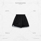 "Rve-S3" Riverside Track Shorts #SHADOW [GOOPI-24SS-MAY-01]