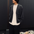 TECH KNIT CARDIGAN Brewed Protein #CHARCOAL [BE-72026W]