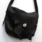 Early Morning | DEERSKIN LARGE MESSENGER BAG #BLACK [EM0924403]