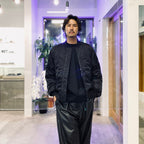 TECH 2WAY MA-1 DOWN JACKET #BLACK [BW-40025W]