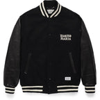 LEATHER VARSITY JACKET -B- -TYPE 2- #BLACK [24SS-WMO-BL10]