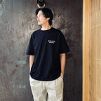 MULHOLLAND DRIVE | WASHED HEAVY WEIGHT CREW NECK T-SHIRT ( TYPE-1 ) #BLACK [MD-WM-WT01]