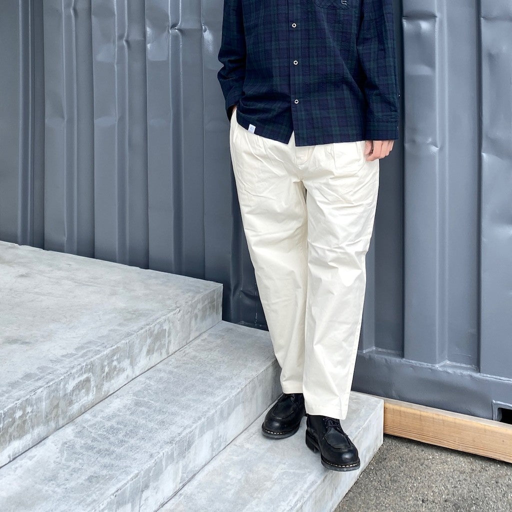 TWILL BOHEMIAN PANTS #WHITE [24SS-B06]