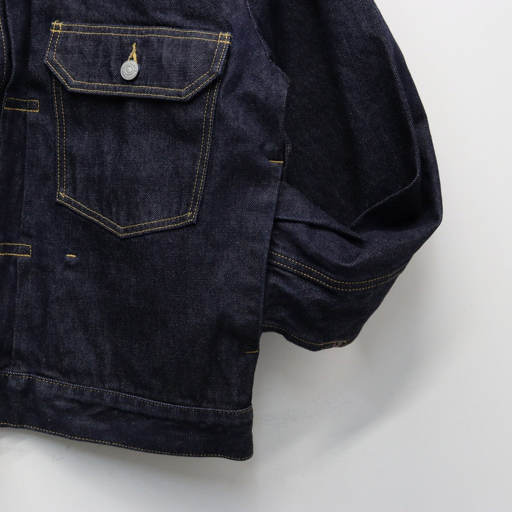 TRUCKER JACKET #INDIGO [25FW-WMO-BL20]