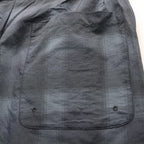 TASLAN NYLON CHECK EASY SHORTS #BLACK [CCC-261P004]