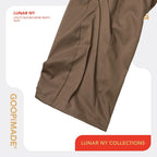 Lunar 26 - Utility Ruched Work Pants #Dust [GOOPI-26SS-FEB-01]