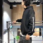 TIM LEHI | PULLOVER HOODED SWEAT SHIRT #BLACK [24FW-WMC-SS17]