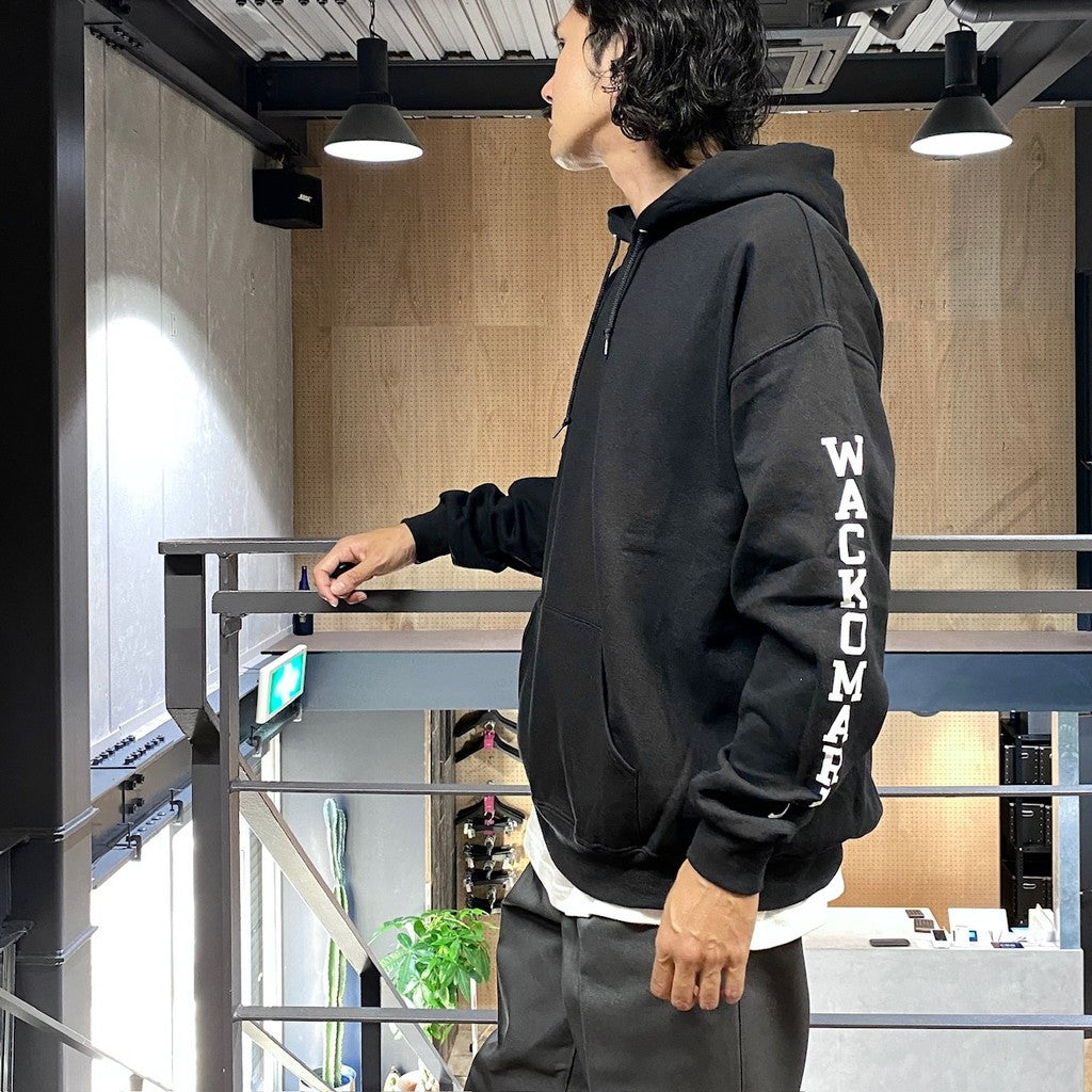 TIM LEHI | PULLOVER HOODED SWEAT SHIRT #BLACK [24FW-WMC-SS17]