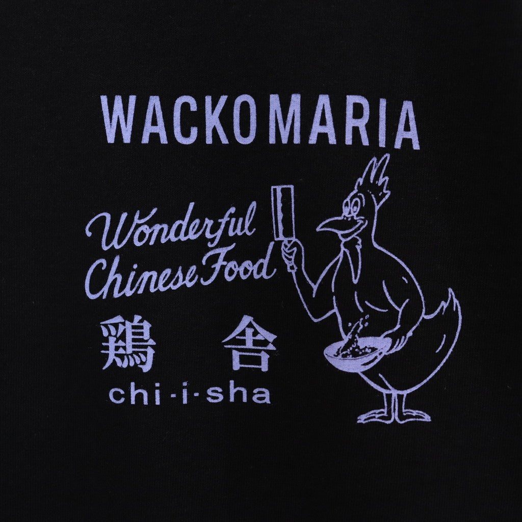 鶏舎 | WASHED HEAVY WEIGHT CREW NECK T-SHIRT ( TYPE-6 ) #BLACK [CHIISHA-WM-WT06]
