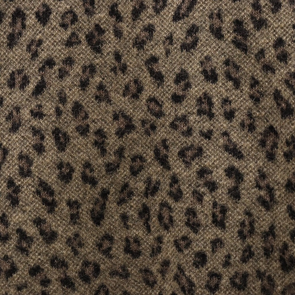 LEOPARD MOHAIR CARDIGAN #BEIGE [24FW-WMK-KN12]