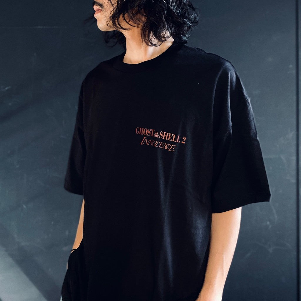 GHOST IN THE SHELL 2 INNOCENCE | 攻殻機動隊 | CREW NECK T-SHIRT -TYPE 3- #BLACK [INNOCENCE-WM-TEE03]