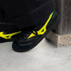 MORELIA LS #BLACK / GREEN / YELLOW [D1GA260A]