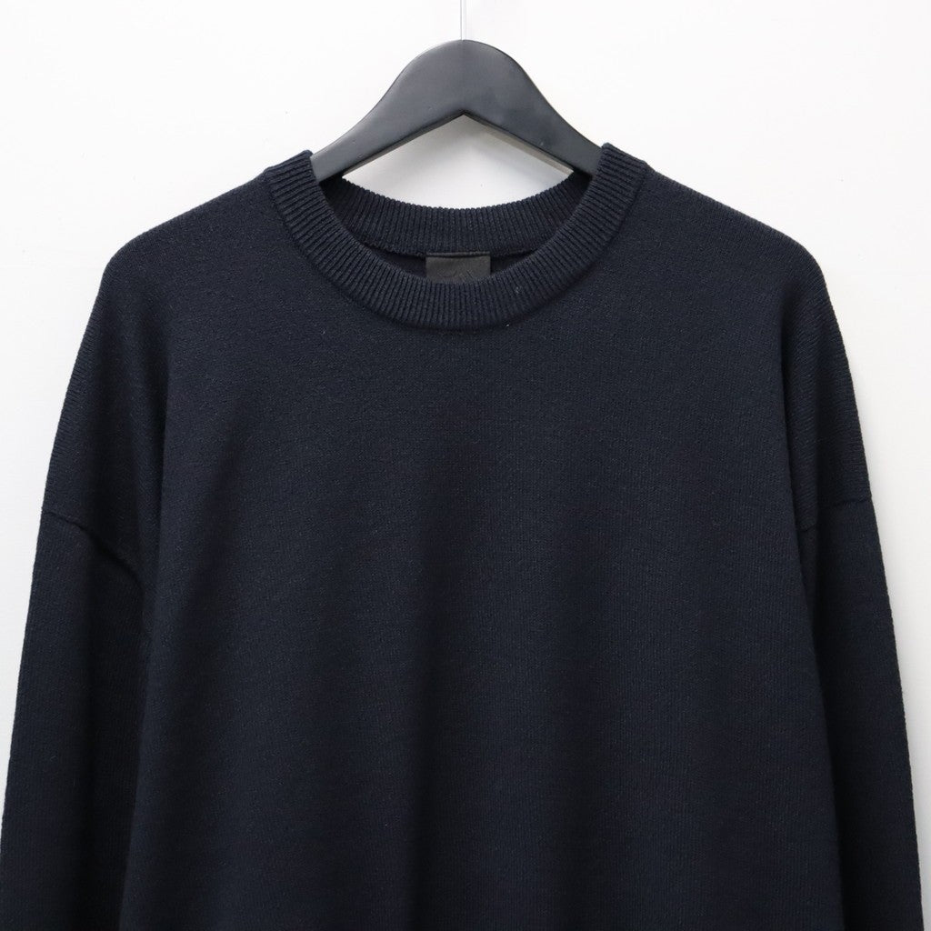 TECH KNIT CREW L/S Brewed Protein #NAVY [BE-70026W]