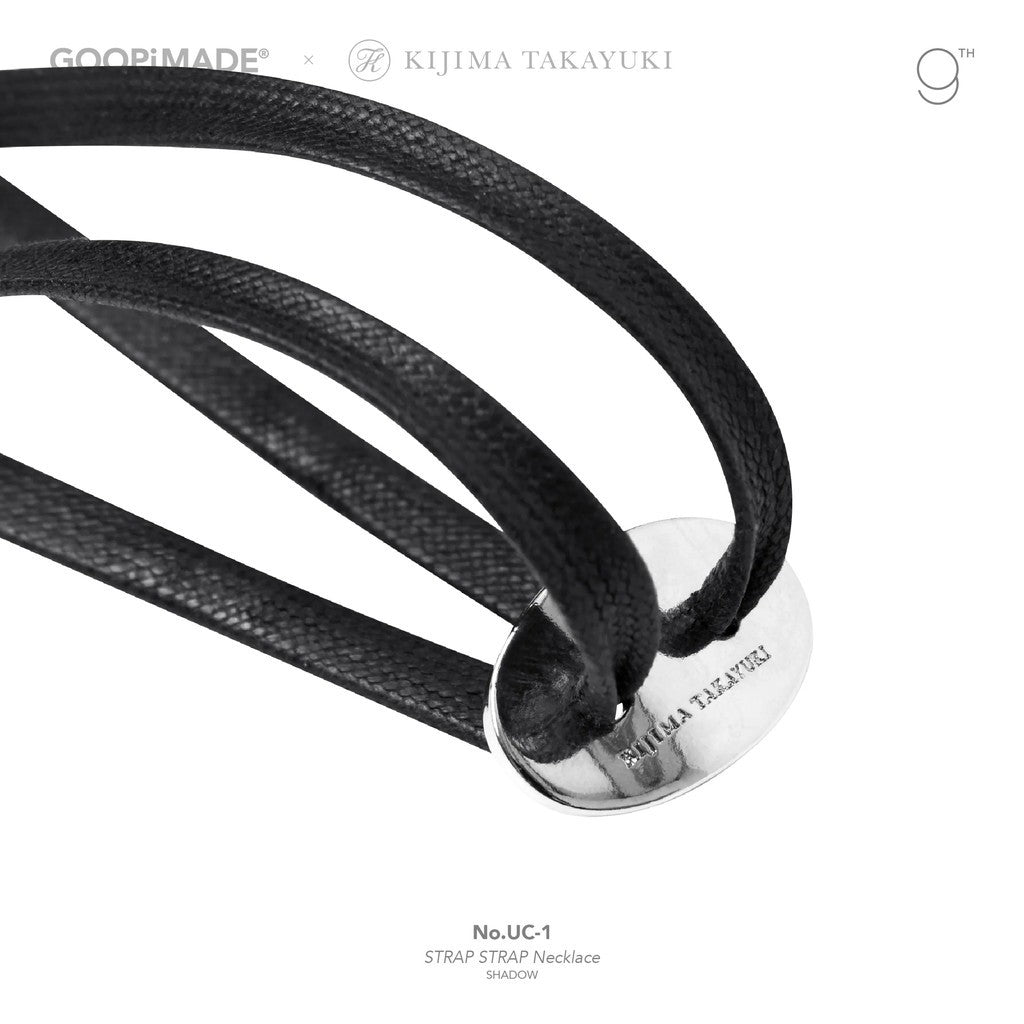 KIJIMA TAKAYUKI | No.UC-1 STRAP STRAP Necklace #Shadow [GOOPI-25AW-OCT-05]
