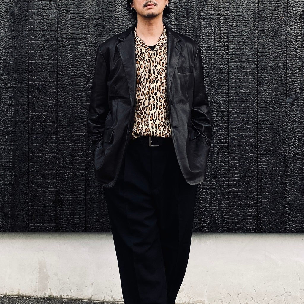 LEATHER JACKET ( TYPE-1 ) #BLACK [26FW-WMO-JK01]