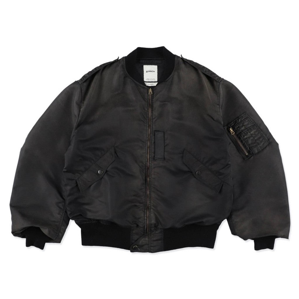 L-2B FLIGHT JACKET AGED #AGED BLACK [BW252-L2FJ]