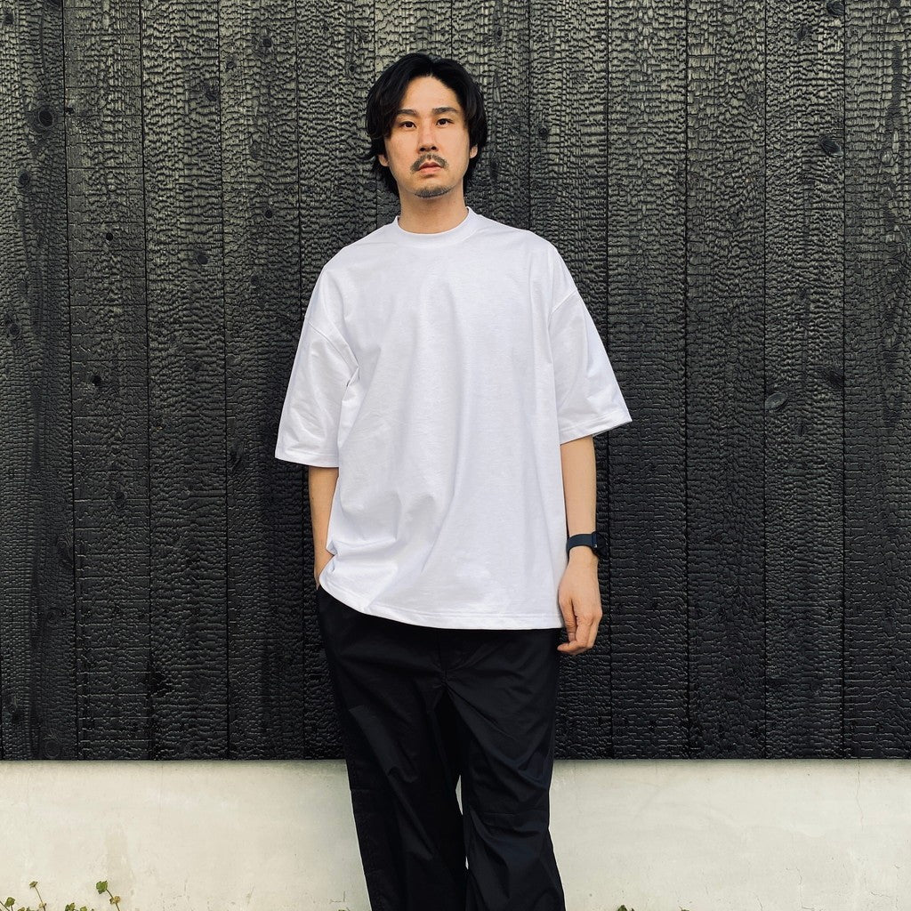 TECH DRAWSTRING S/S TEE #WHITE [BE-35026]