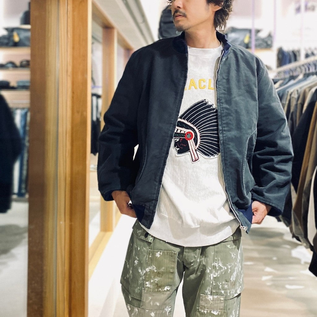 USN DECK ZIP JACKET AGED #AGED NAVY [BW252-UDZJ] – cocorozashi