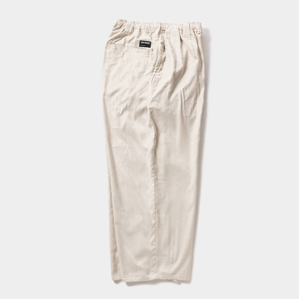 麂皮寬鬆褲 #象牙色 [FW25-B12]