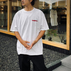 TERRIFIER | WASHED HEAVY WEIGHT CREW NECK T-SHIRT ( TYPE-4 ) #WHITE [TERRIFIER-WM-WT04]
