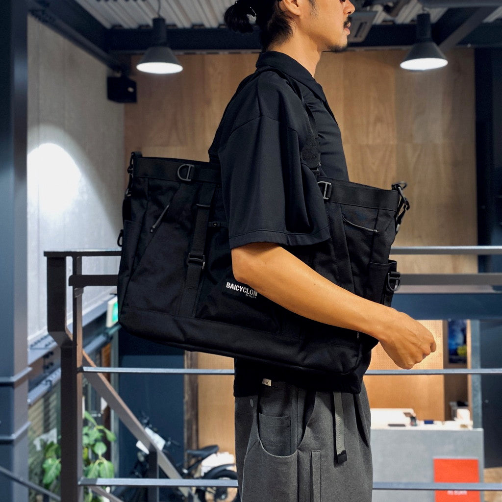 TOTE BAG #BLACK [BCL-17-ver2] – cocorozashi