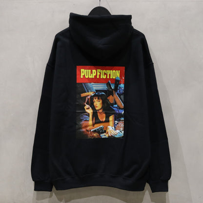 PULP FICTION | PULLOVER HOODED SWEAT SHIRT ( TYPE-1 ) #BLACK [PF-WM-SS08]