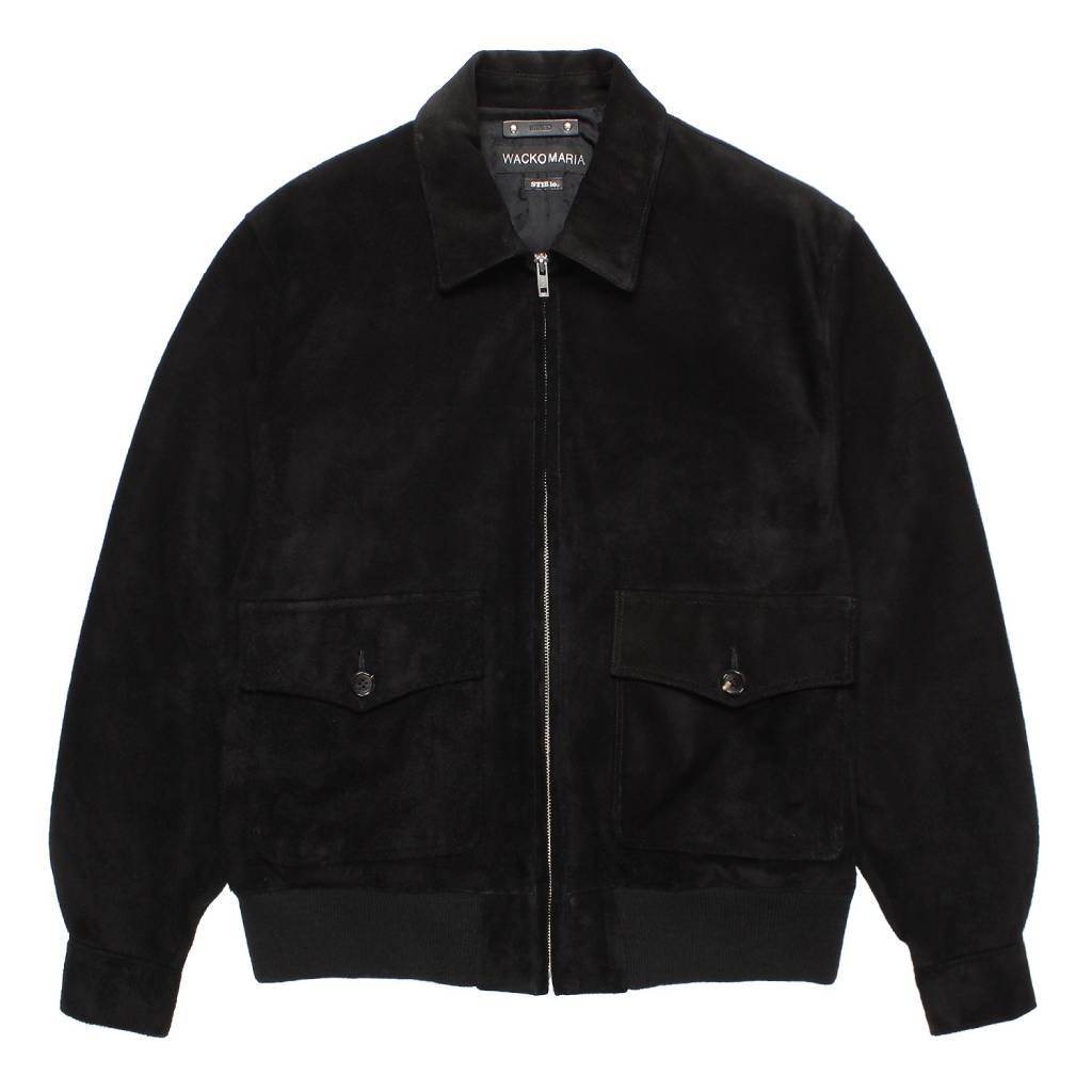 MINEDENIM | STIE lo | SUEDE LEATHER JACKET #BLACK [MDSL-WM-BL01]