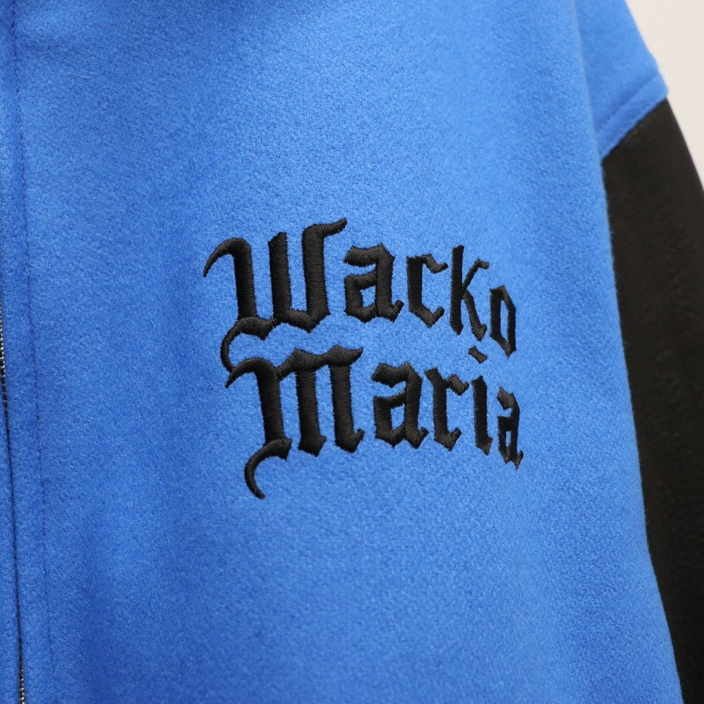 LEATHER VARSITY JACKET ( TYPE-1 ) #BLUE [26SS-WMO-BL05]