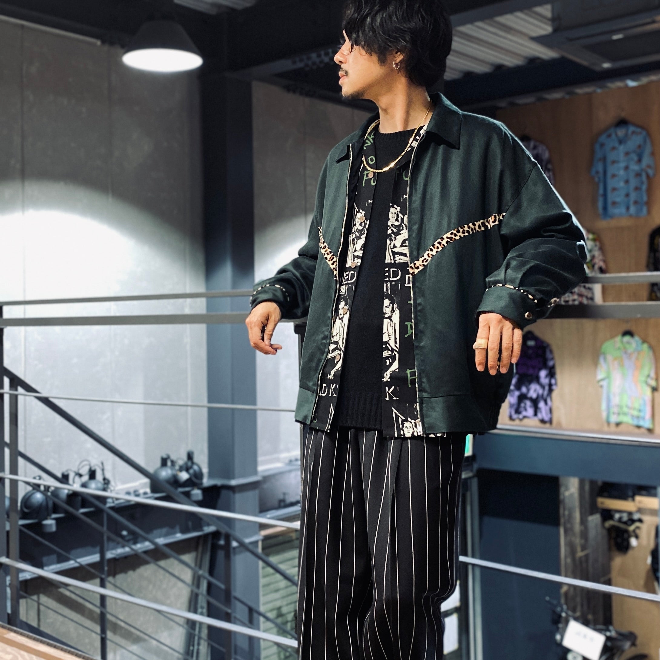 DEAD KENNEDYS | HAWAIIAN SHIRT L/S -TYPE 2- #BLACK [DEADKENNEDYS-WM-HI02]