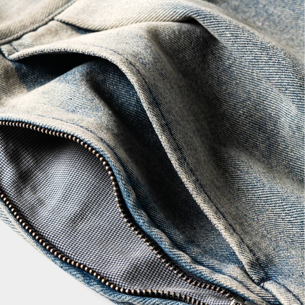 DENIM BALLOON PANTS #Blue [FW25-B07]