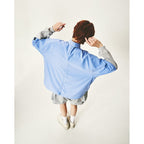 「GNV-Z」 SOFTBOX Zip-Split Wide Shirt #BLUE [GOOPI-25SS-JUN-02]