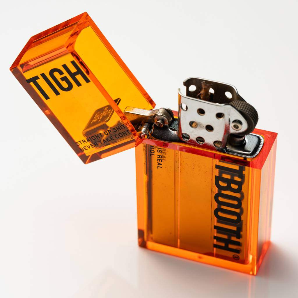 LABEL LOGO HARD EDGE LIGHTER #Orange [FW26-A20]