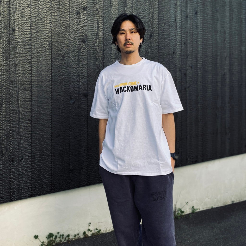 WASHED HEAVY WEIGHT CREW NECK T-SHIRT ( TYPE-5 ) #WHITE [26SS-WMT