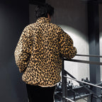 REVERSIBLE LEOPARD BOA JACKET #BEIGE [23FW-WMO-OD06]
