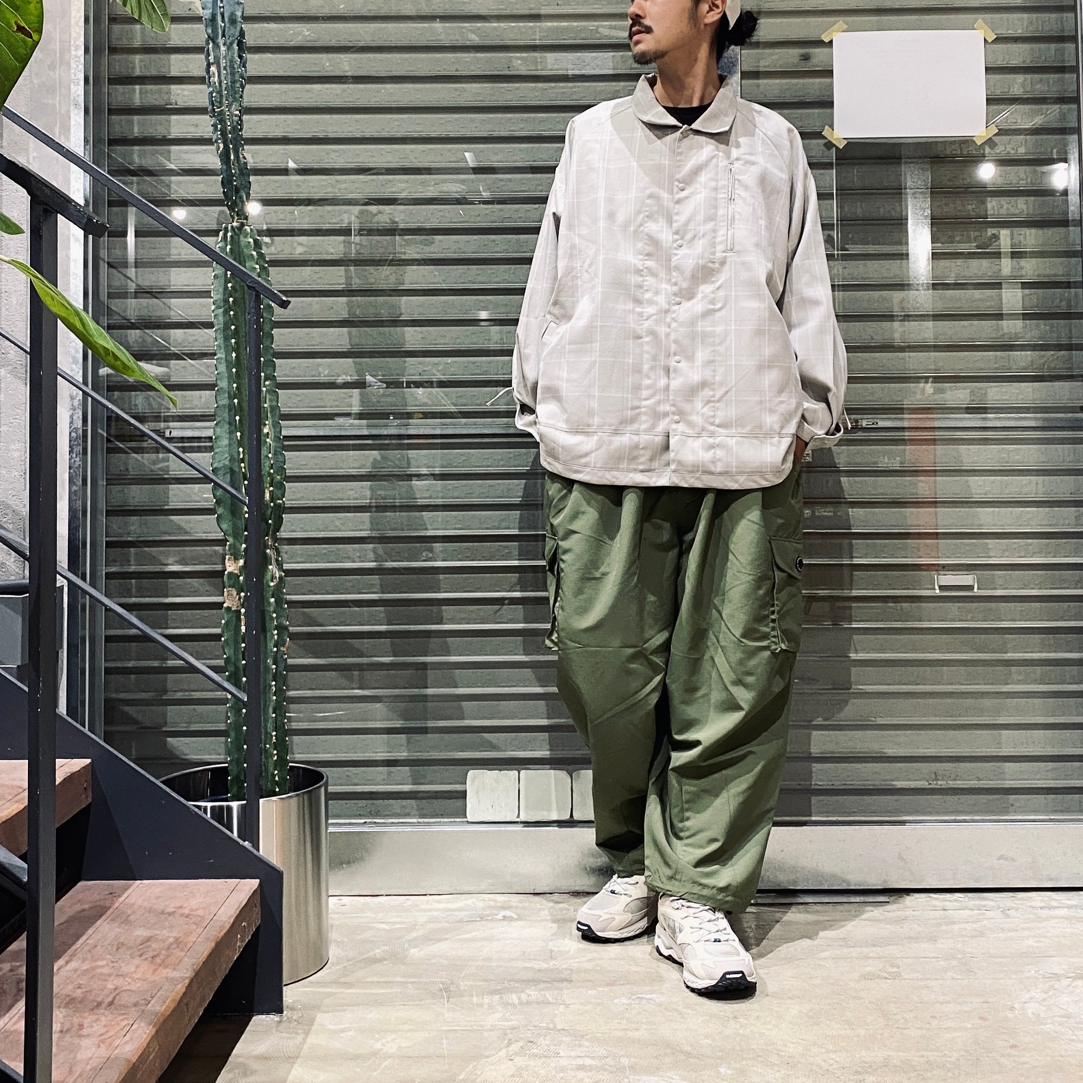 T-65 BALLOON CARGO PANTS #OLIVE [FW23-B04]