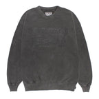 WASHED MIDDLE WEIGHT CREW NECK SWEAT SHIRT #GRAY [26SS-WMC-SS06]